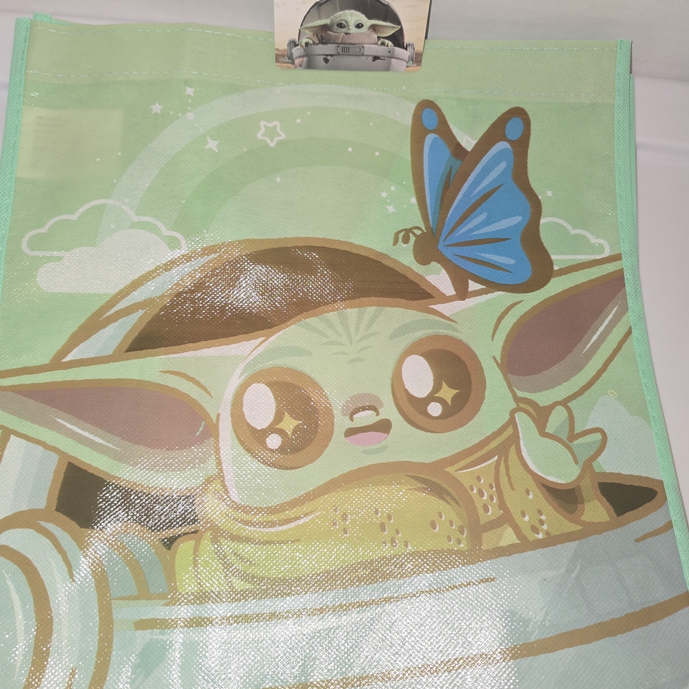 Star Wars The Mandalorian tote bag - Mint Green Accent